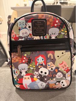 Disney The Nightmare Before Christmas Mini Backpack Loungefly- used once-New