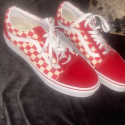 Vans Red And White Checkered