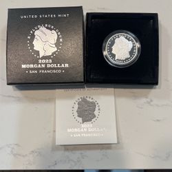 2023 Silver Proof Morgan Dollar - San Francisco