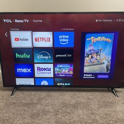 50 inch TCL ROKU TV
