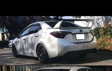 Toyata coralla spoiler 2015 to 2017