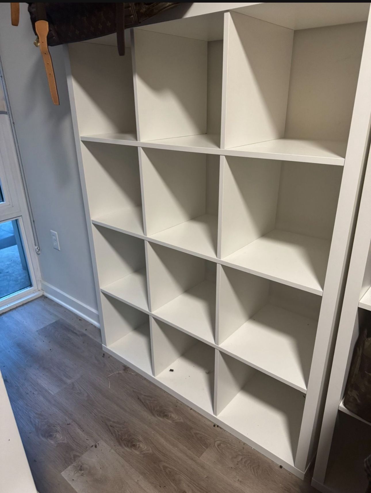 IKEA KALLAX Shelf unit, white, 43 7/8x57 5/8 "