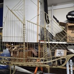Curtis Jere Large Brass Ship Model/Sculpture/Statue?