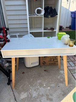 White desk