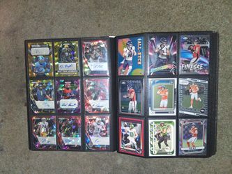 153 Football and baseball cards