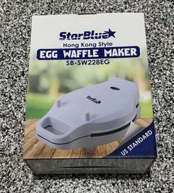 NEW StarBlue Hong Kong Style Egg Waffle Maker Bubble Waffle Maker