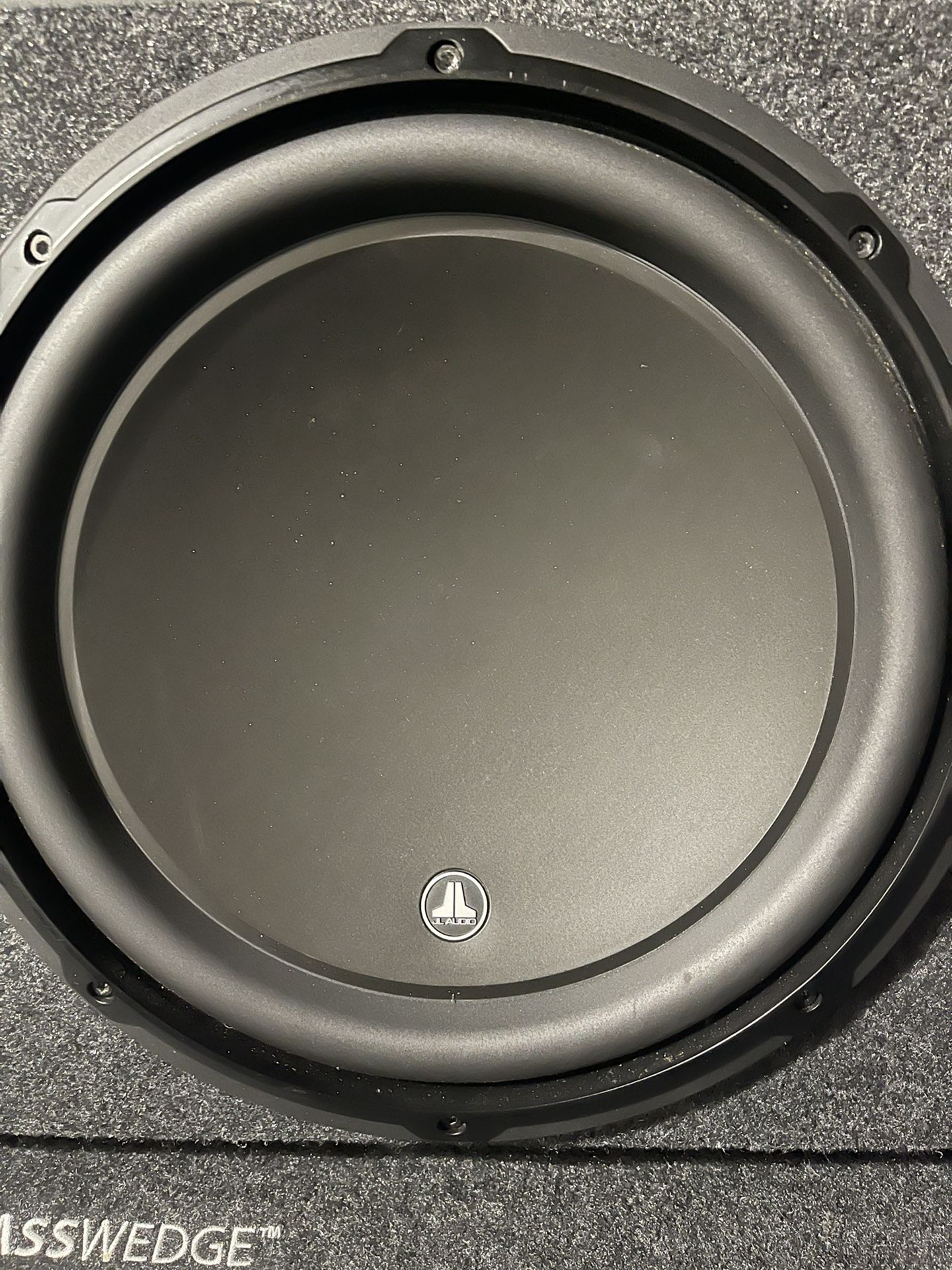 JL Audio Dual 12 Inch W3 Subwoofers In A SlotPorted Box for Sale in
