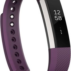 Fitbit Alta Fitness Tracker, Silver/Plum, Small (5.5 - 6.7 Inch) (US Version)