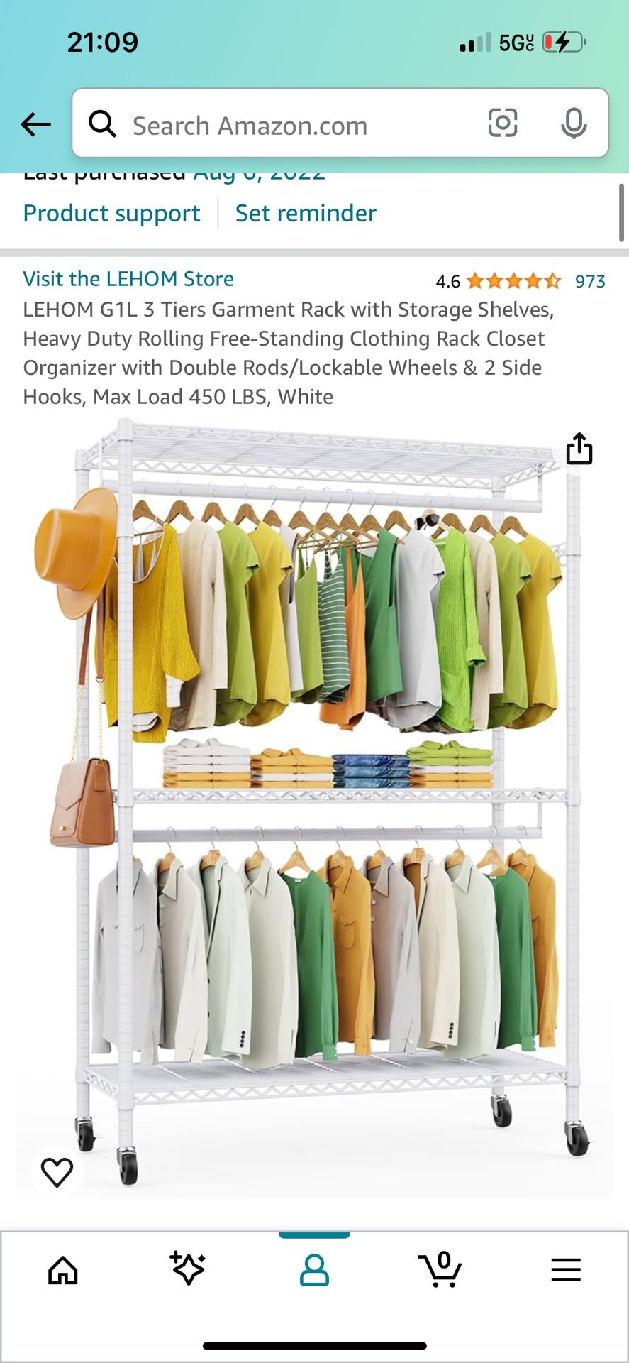 Clothes Organizer Shelf 