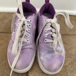 Heelys Pink Purple Skate Sneaker Shoes Kids Sz 1