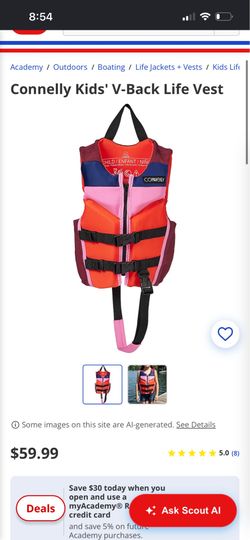 Child life vest (salva vidas)