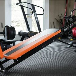 Multifunctional Home Gym System Workout Station with 15 Resistance Levels,