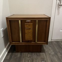 Wood Nightstand 