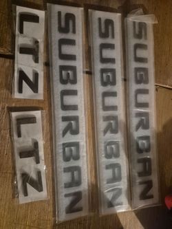 Suburban ltz Emblems