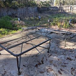 Wrought Iron Patio Set - 3 Pieces