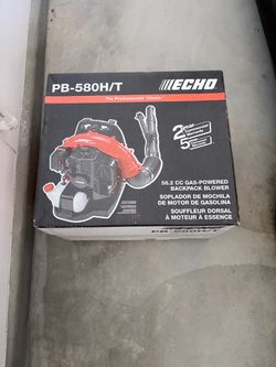New Echo PB-580H/T Gas-Powered Backpack Blower