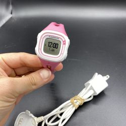 Garmin Forerunner 10 GPS Womens Running Activity Watch Pink White Excellent