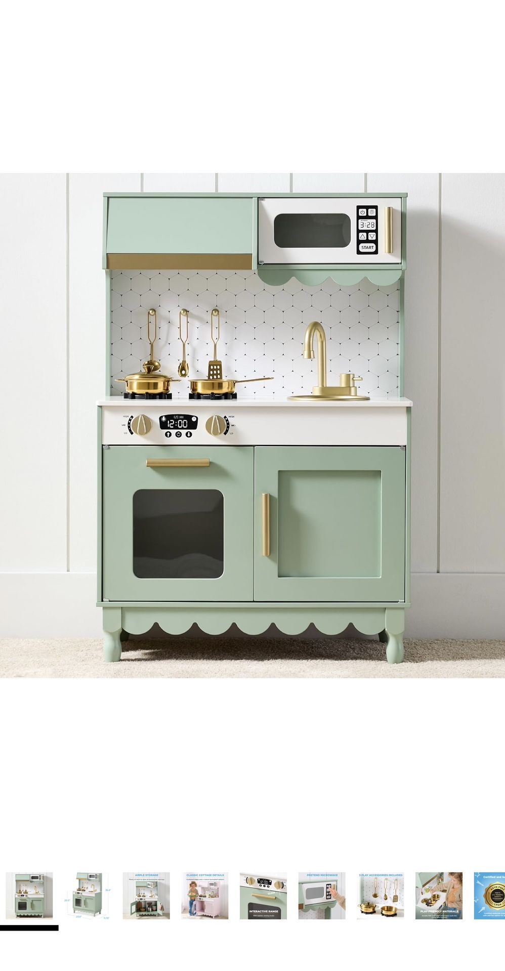 sage toy kitchen brand new and still in the box