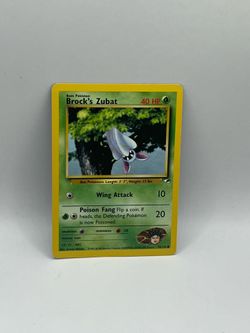 Pokemon Gym Heroes Brock’s Zubat Card #74
