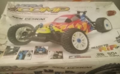 Ofna Ultra Lx Comp 50+ MPH Gas Remote Control Buggy, Like New Un Broken In
