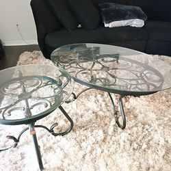 Beautiful Rod Iron 3 piece table set $299