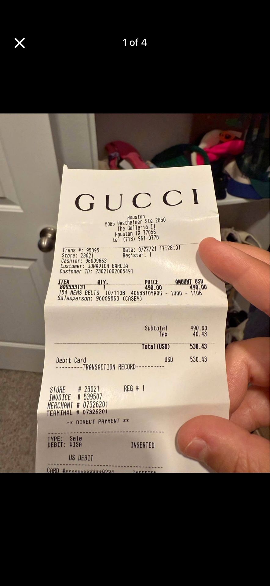 Gucci Men’s Belt