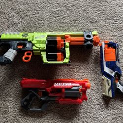 Nerf Guns All 3-$10