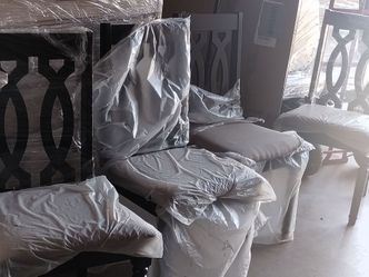 4 brad new dining chairs