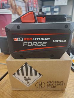 Milwaukee 12.0ah forge battery m18