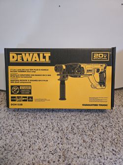 New DEWALT 20V MAX Cordless Brushless 1 in. SDS Plus D-Handle Concrete and Masonry Rotary Hammer