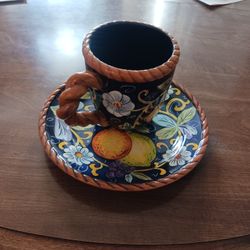 Custom Ceramic Cup And Saucer