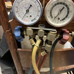 vacuum Manifold, Gauges, Yellow Jacket