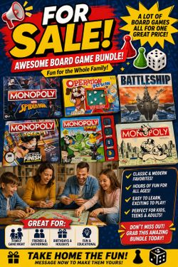 bundle of family board games
