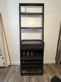 CB2  Modern Wine Rack - Bar Cabinet