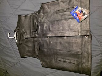 Leather Vest Medium
