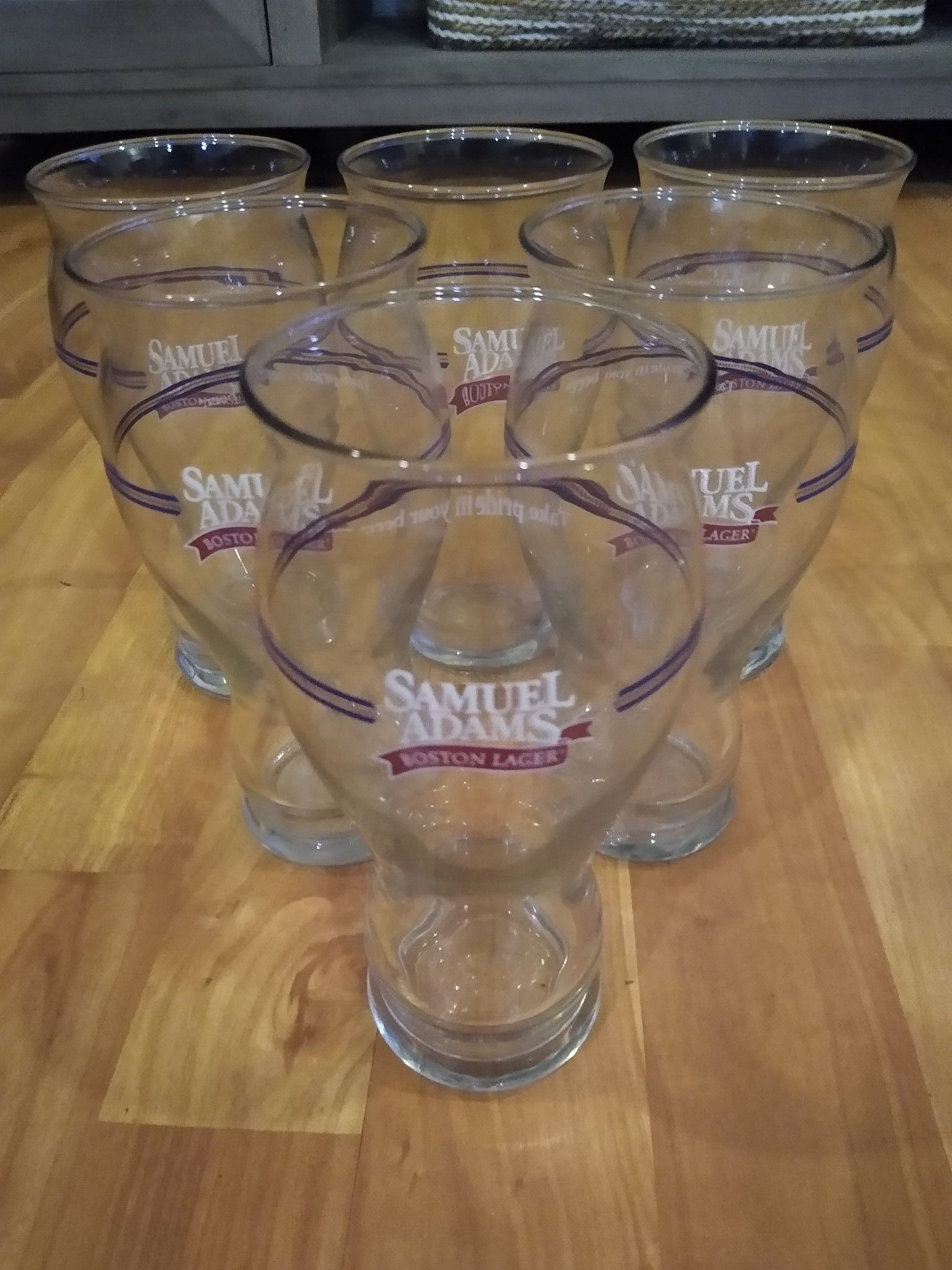 Set of Sam Adams 16oz pint glasses