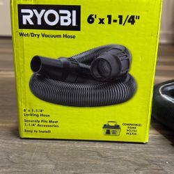 RYOBI 6 ft. x 1-1/4 in. Replacement Hose