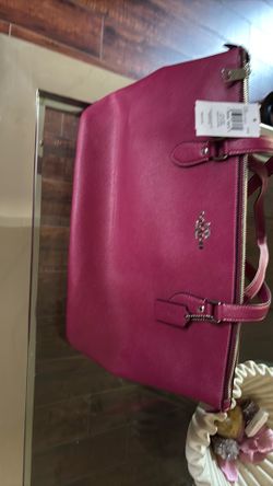 Coach leather bag NWT