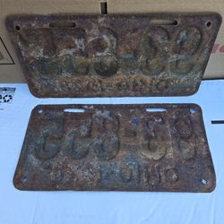 Vintage OHIO Wall Art / Mancave 1928 decor