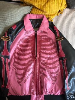 The awake x Jordan 5 vanson origin pink jacket