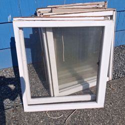 12 Wood Windows 28x32