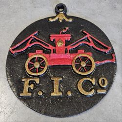 Vintage Fire Mark - Firemen’s Insurance Company