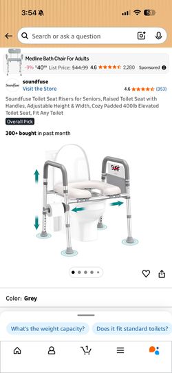 Toilet Seat Riser for Seniors – New