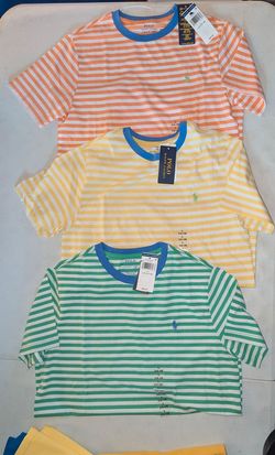New boys Ralph  Polo short sleeve shirts size 14-16