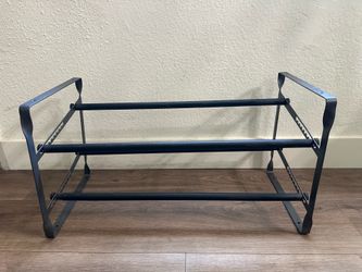 Shoe Rack - two tiered & extendable
