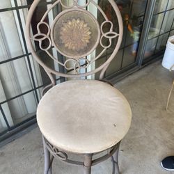 Two Metal Bar Stool