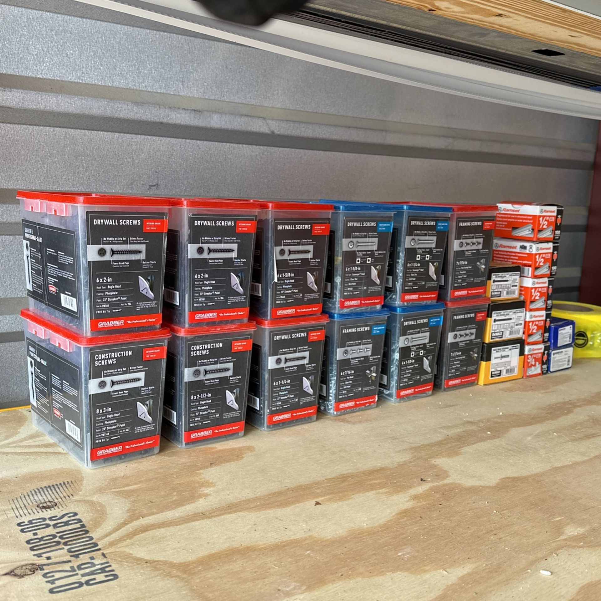 Drywall Screws , Framing Screws, Concrete Pins,  Steel Pins