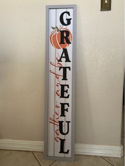 Grateful sign