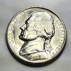 1987 D Jefferson Nickel ( Full Strike BU)