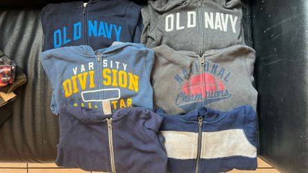 Kids Boys Zip-up Sweaters Size 5/6